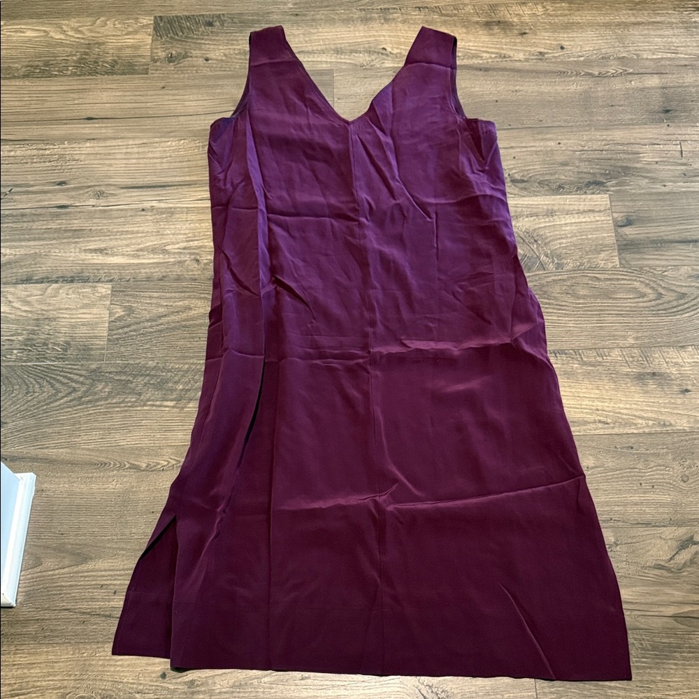 R Label Burgundy Sleeveless Dress